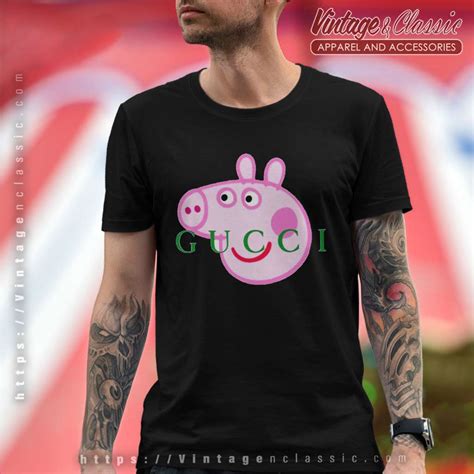 gucci peppa t shirt|peppa pig Gucci shirt real.